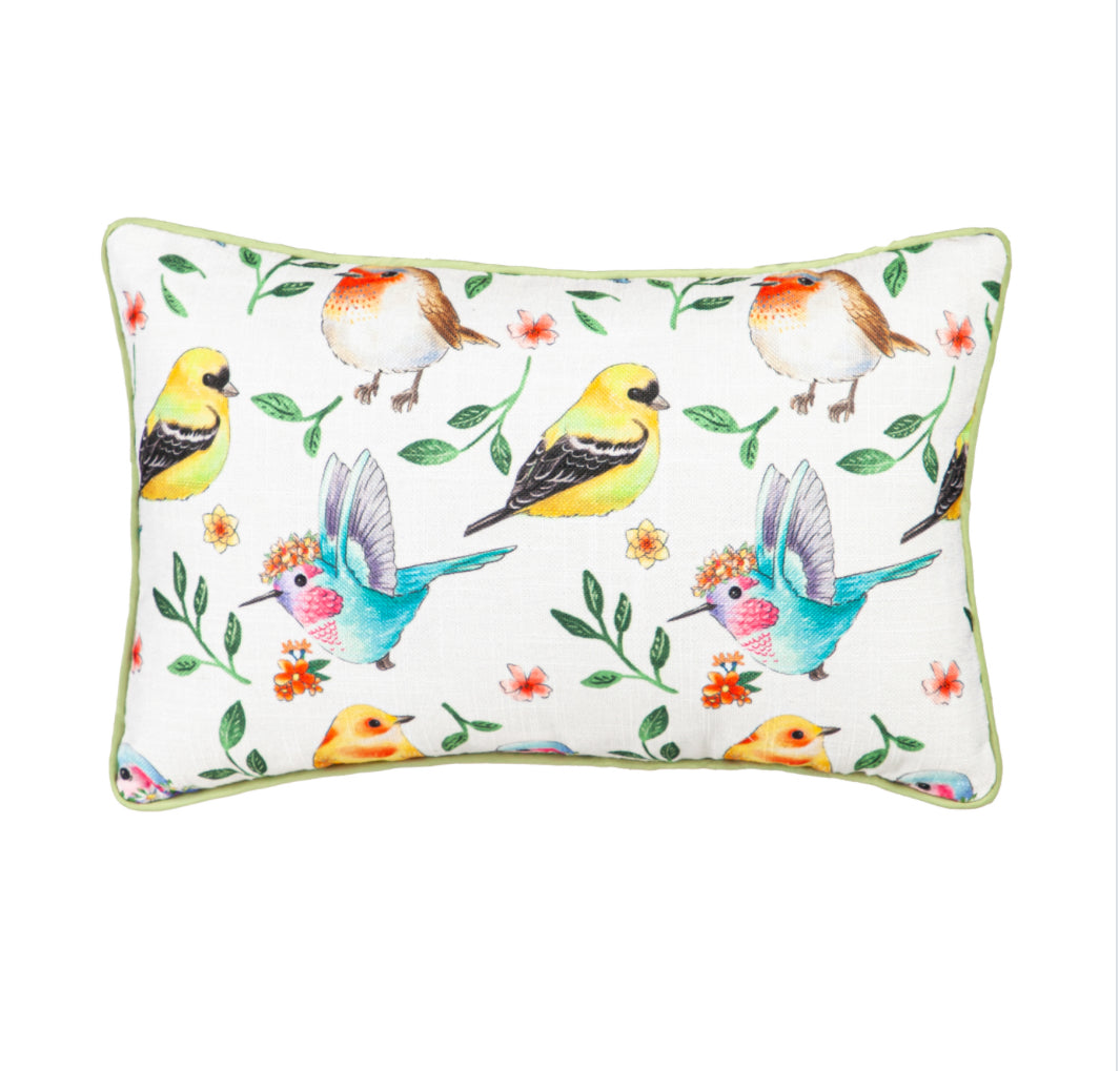 Birds On Branches Pillow