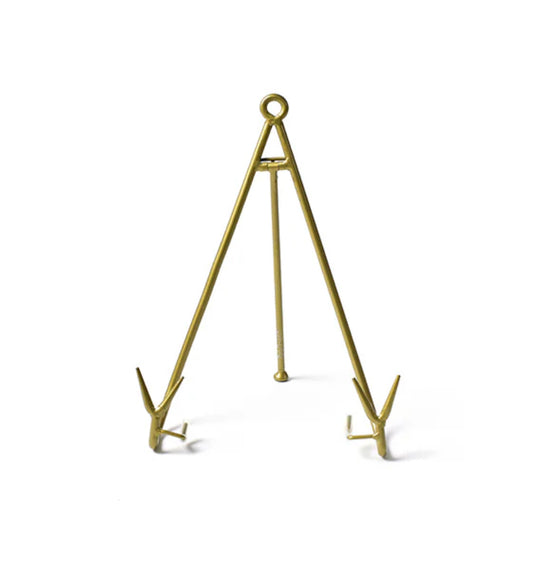 Gold Large Flare Plate Stant