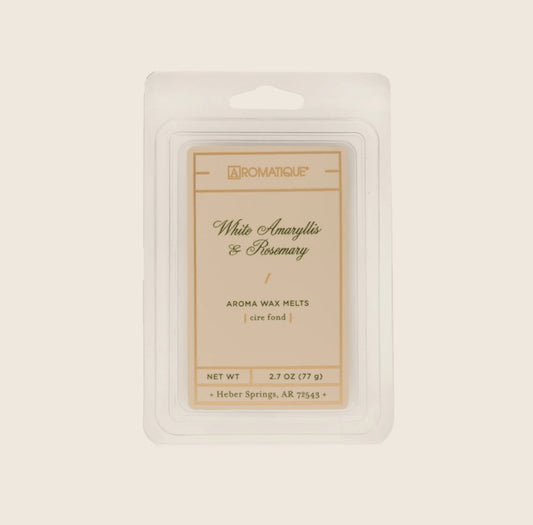 White Amaryllis & Rosemary Aroma Wax Melts