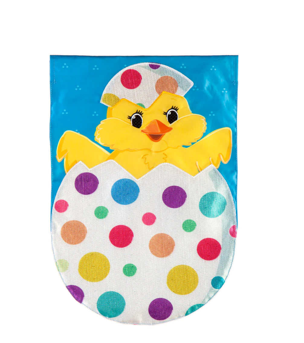 Polka Dot Easter Egg Garden Flag