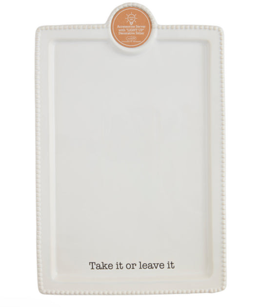 LIGHT-UP ACCESSORY PLATTER