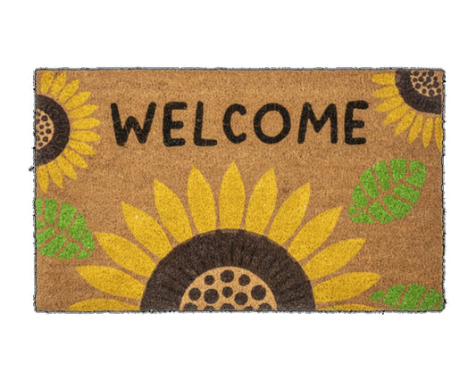 Welcome Sunflower Doormat