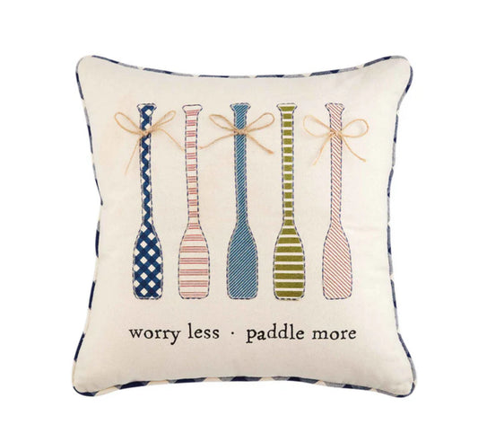 Worry Less Lake Pillow