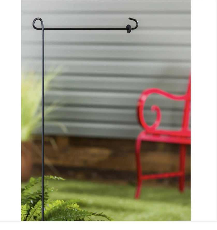 Garden Flag Stand, Black