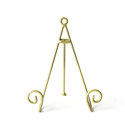Gold Medium Swirl Plate Stand