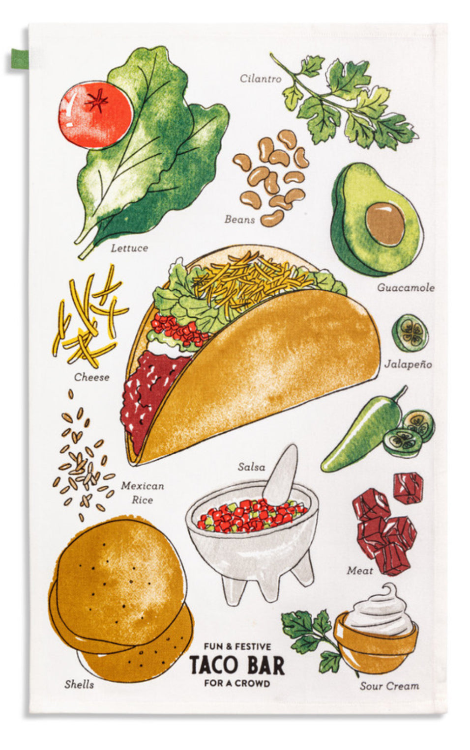 Taco Bar Kitchen Towel