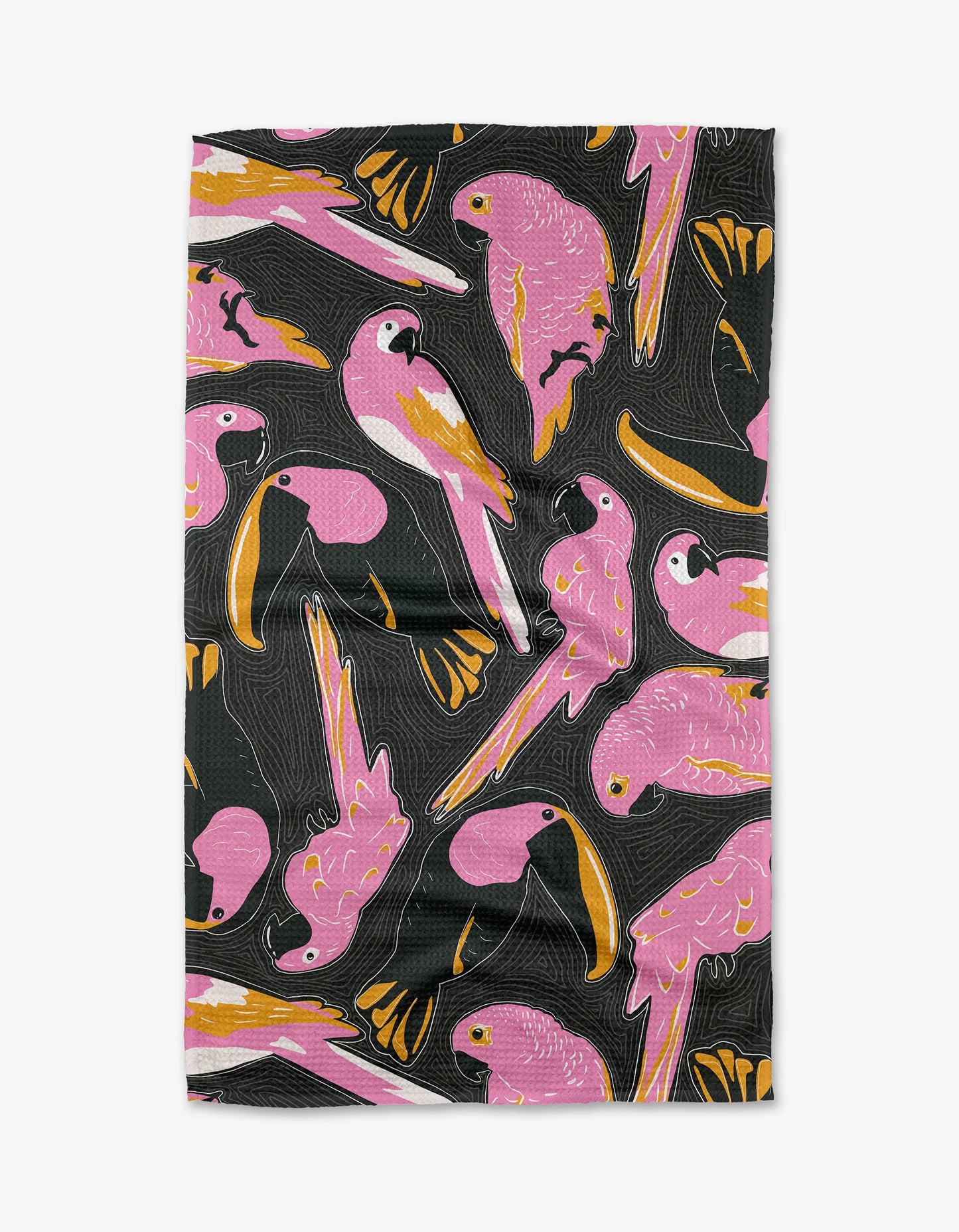 Bubble Gum Birds Tea Towel