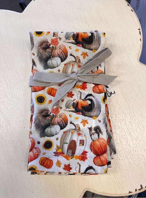 Pumpkin Pals Cloth Napkins