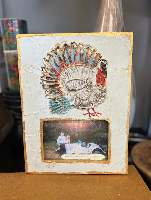 Turkey Hand Painted Picture Frame