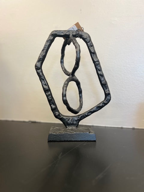 Cast Iron Abstract Sculpture