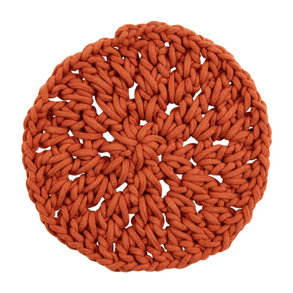 Mud Pie Terracotta Knotted Trivet