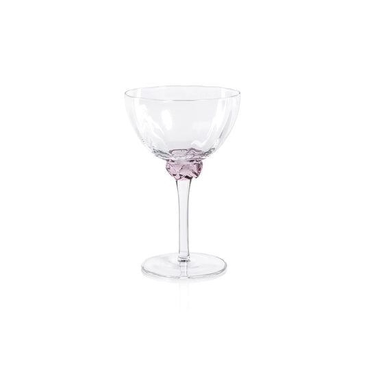 Colette Martini/Cocktail Optic Glass - Blush