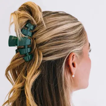 Classic Hair Clip | Medium |Storm Blue