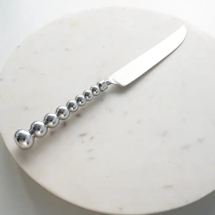 Beaded Handle Cake Knife