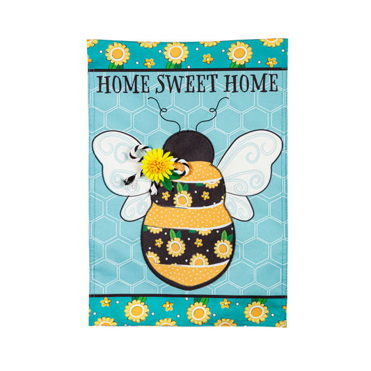 Home Sweet Home Bee Flag