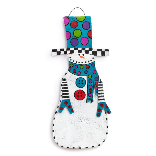 Reversible Snowman Door Hanger