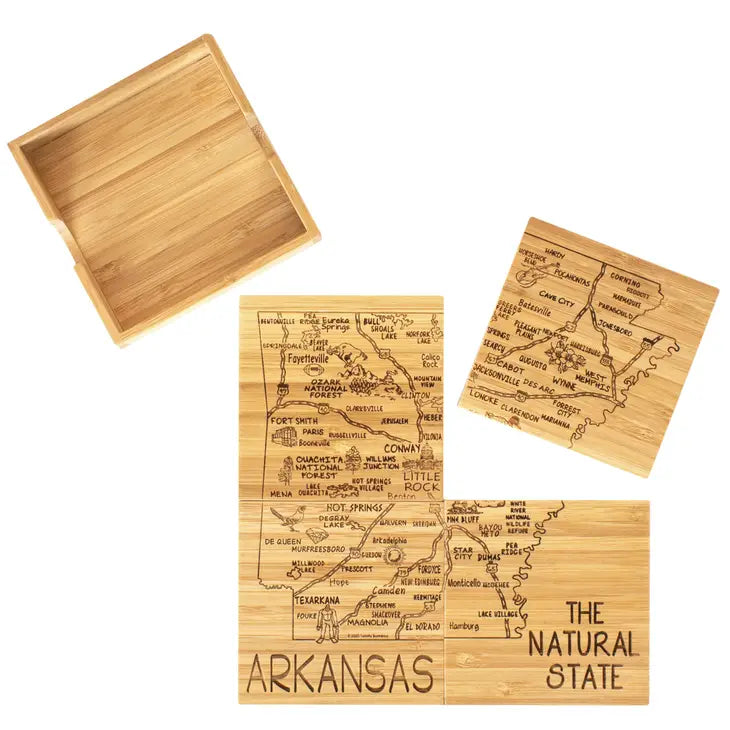 Arkansas Puzzle Coaster Set