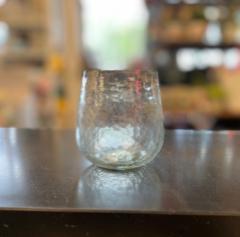 Hammered Stemless All Purpose Glass