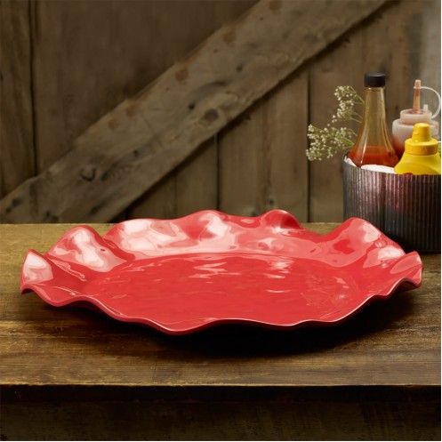 VIDA Havana Oval Platter Coral