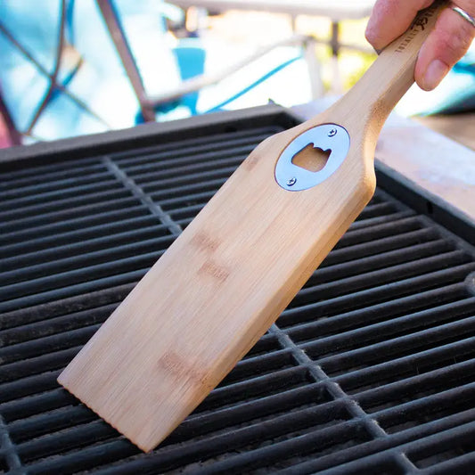 BBQ Grill Scraper Natural Bamboo