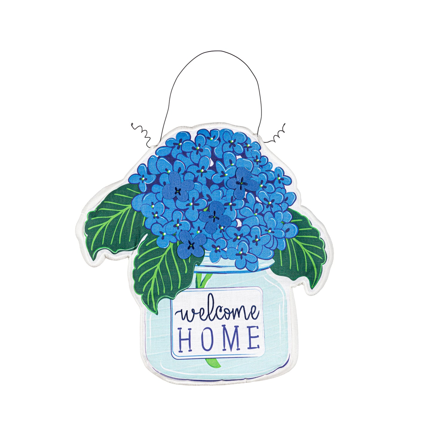 Welcome Home Hydrangeas Estate Door Decor