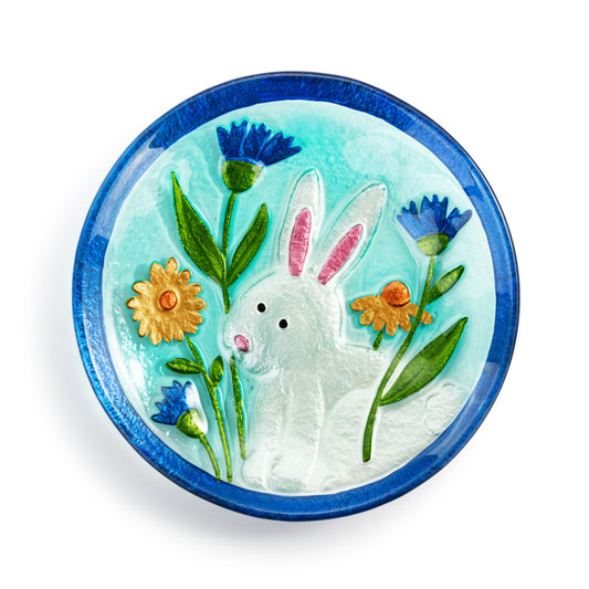 Bunny & Daisies Mini Round Plate