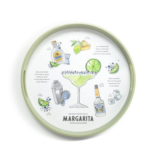 Margarita Round Serve Tray