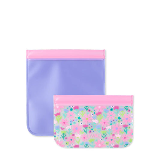 Flower Power Reusable Baggies 4 Pack