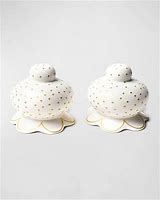 Deco Gold Scallop Salt and Pepper Shaker Set