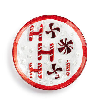 Ho Ho Ho Mini Round Plate